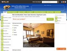 Tablet Screenshot of bed-and-breakfast-lazio.com